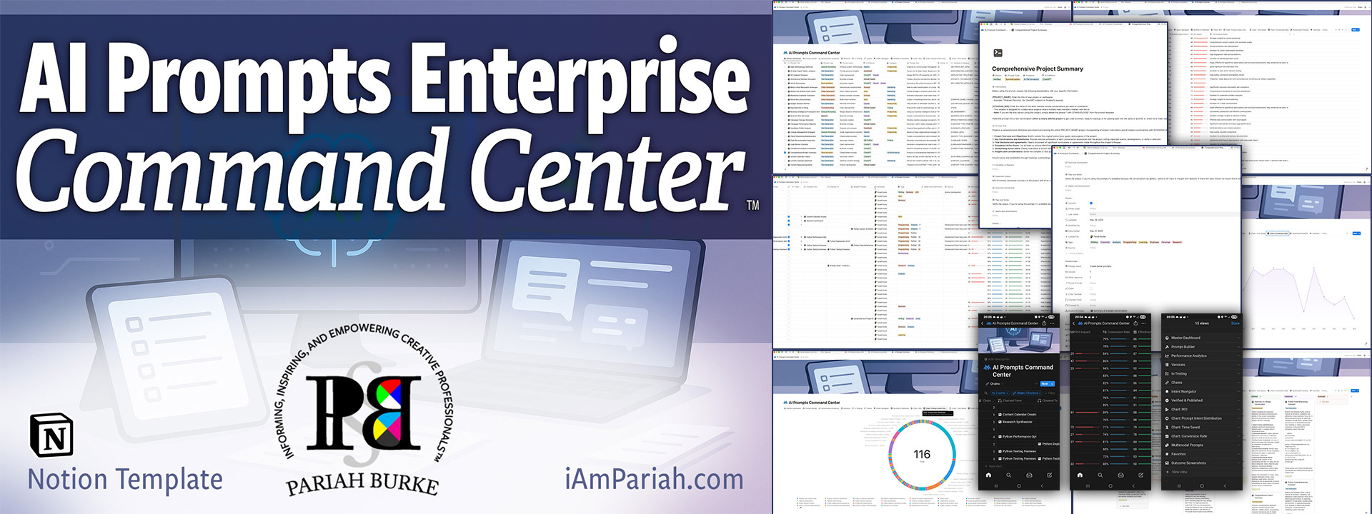AI Prompts Enterprise Command Center - Notion Template