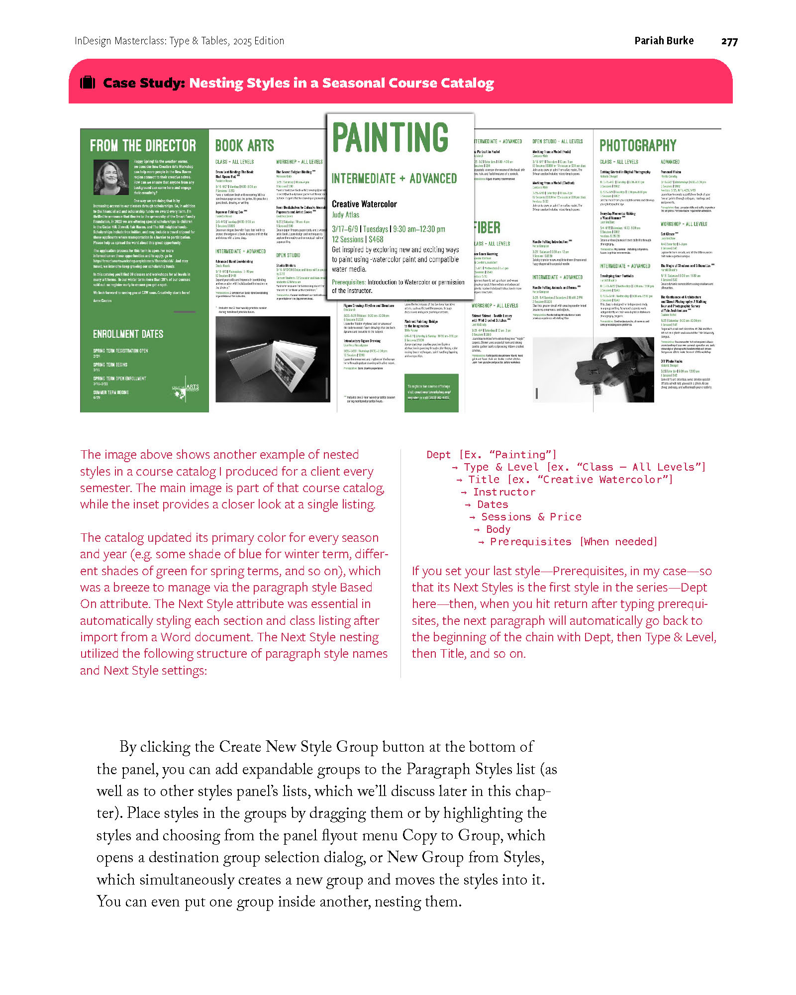 Page from InDesign Masterclass: Type & Tables