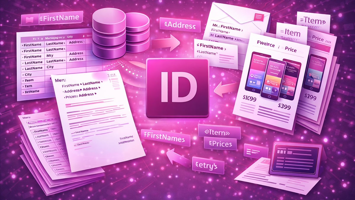 InDesign Data Merge